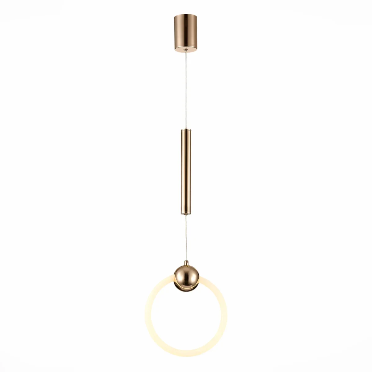 SL1578.203.01 Подвес ST-Luce Золотистый/Золотистый, Белый LED 1*15W 3000K