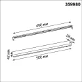 359980 KONST NT26 091 черный Коробка для драйвера IP20 GLAT