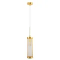 Светильник Crystal Lux TADEO SP1 D100 GOLD/TRANSPARENTE