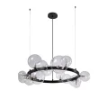 Люстра Crystal Lux AGATA SP15 V2 BLACK/TRANSPARENTE