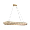 Подвесная люстра Newport 8560/100 C oval gold polished
