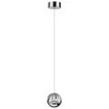 ODEON LIGHT 5100/5L L-VISION ODL25 хром/прозрачный/акрил Подвес "2 в 1" LED 5W 4000K 300Лм SONO
