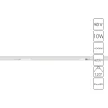Магнитный трековый светильник Arte Lamp OPTIMA A7263PL-1WH