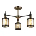 Escada 599/3P E27*60W Antique brass/Black