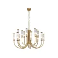 Подвесная люстра Newport 4558+4+4/C brass