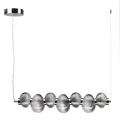 ODEON LIGHT 5096/24L L-VISION ODL25 419 хром/дымчатый градиент/металл/стекло Подвес линейный LED 24W