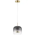 804018 Люстра CUPOLA LED 1х18W 900LM ЗОЛОТО/ДЫМЧАТЫЙ 3000K