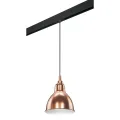 PRO765013 Светильник д/1-фазн трека LOFT 1х40W E14 РОЗОВОЕ ЗОЛОТО/ЧЕРНЫЙ (765013+595007)