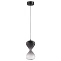 ODEON LIGHT 5092/4LA PENDANT ODL25 415 черный/дымчатый градиент/прозрачн./металл/стекло Подвес LED 4