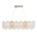 SL6135.233.01 Светильник подвесной ST-Luce золото/прозрачный, янтарный LED 1*24W 3000K
