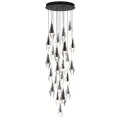 ODEON LIGHT 5442/137L L-VISION ODL_EX26 черный/бел.матовый/прозрачн./дымчатый/металл/стекло Люстра к