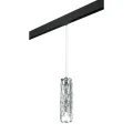 PRO722030 Светильник д/1-фазн трека LIMPIO 4х6W(led) G9 ХРОМ/ПРОЗРАЧНЫЙ/ЧЕРНЫЙ (722030+595007)