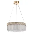 ODEON LIGHT 5091/60L L-VISION ODL25 563 золотой/стекло Люстра LED 60W 3700K 4968Лм CLEO