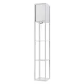 8089/1F COMFI LN24 белый, дерево/текстиль Торшер Е27 1*60W 220V PRACTIC