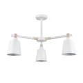 8097/3C MODERNI LN25 белый/белый металл, дерево/металл Люстра потолочная Е27 3*60W 220V ROSALINA