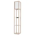 8091/1F COMFI LN24 дерево/белый, дерево/текстиль Торшер Е27 1*60W 220V PRACTIC