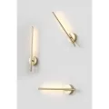 Поворотный настенный светильник Crystal Lux VERDE AP L500 GOLD