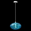 Светильник подвесной Crystal Lux FORMLESS SP1 BLUE