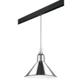 PRO765024 Светильник д/1-фазн трека LOFT 1х40W E14 ХРОМ/ЧЕРНЫЙ (765024+595007)