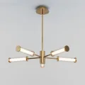 Люстра на штанге Eurosvet 50386/5 LED латунь
