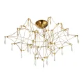 SL6601.202.78 Светильник потолочный ST-Luce Золотистый/Прозрачный LED 78*0,35W 3000K