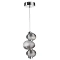ODEON LIGHT 5096/12L L-VISION ODL25 419 хром/дымчатый градиент/металл/стекло Подвес LED 12W 4000K 14