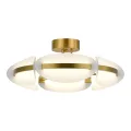 SL1304.302.45 Светильник потолочный ST-Luce латунь/белый LED 1*45W 3000K