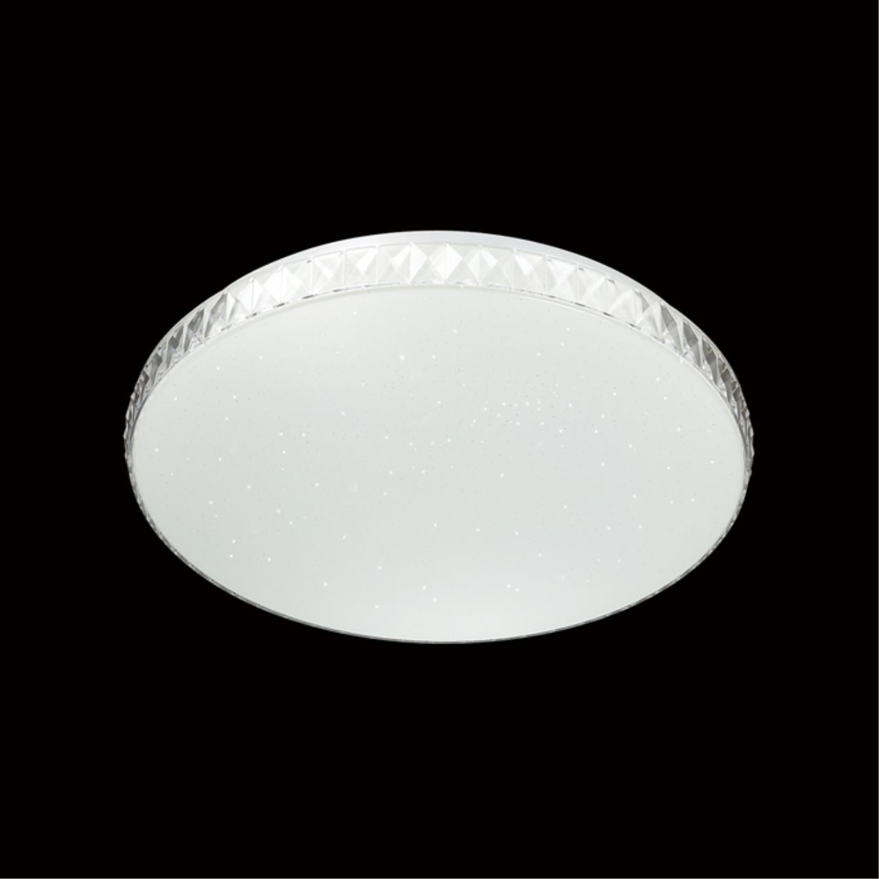 2077/DL PALE SN 194 Светильник пластик/белый/прозрачный LED 48Вт 3000-6300K D390 IP43 пульт ДУ DINA