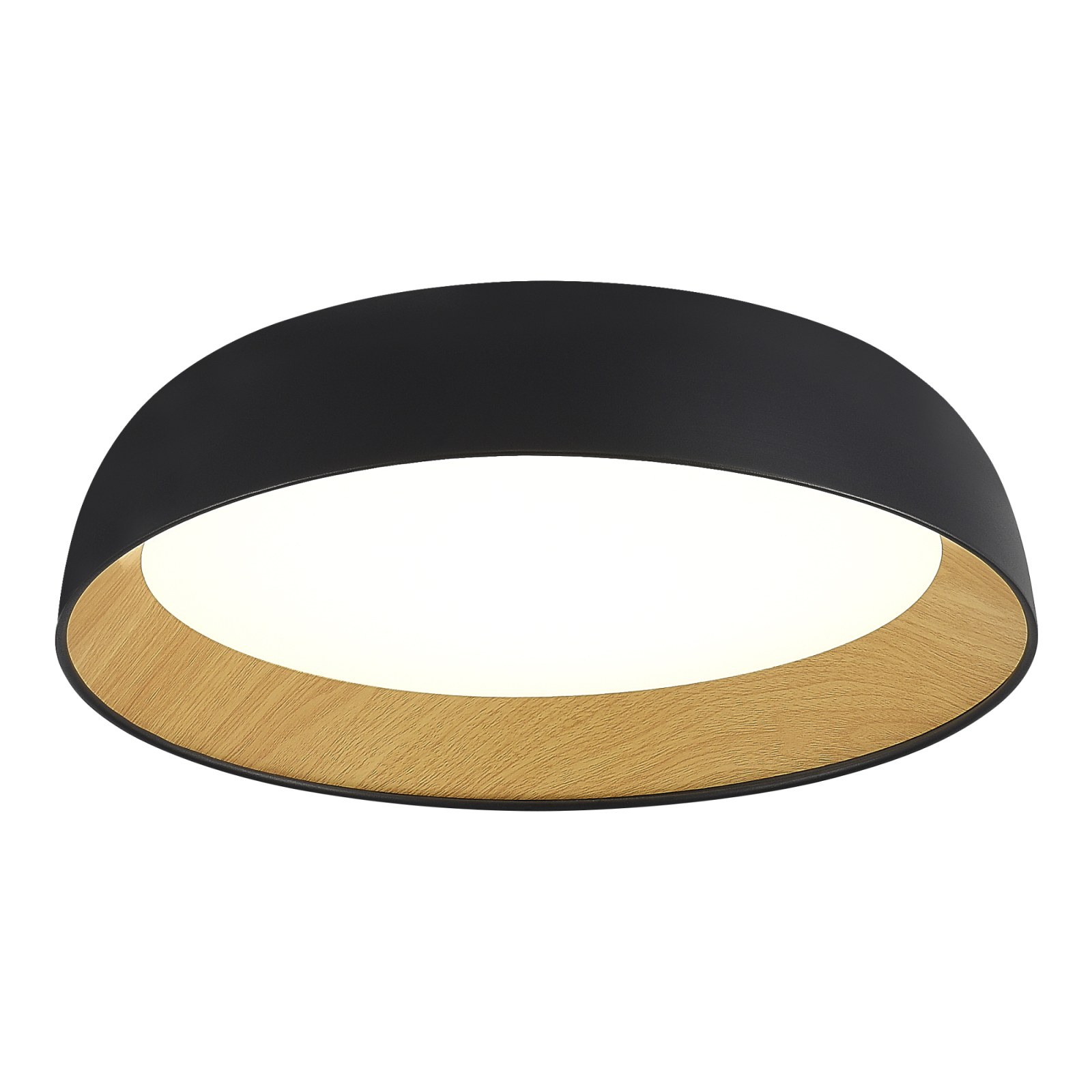 SLE1812-402-01 Светильник потолочный Черный, Древесный/белая LED 1*36W 4000K МЬЮЗЕ