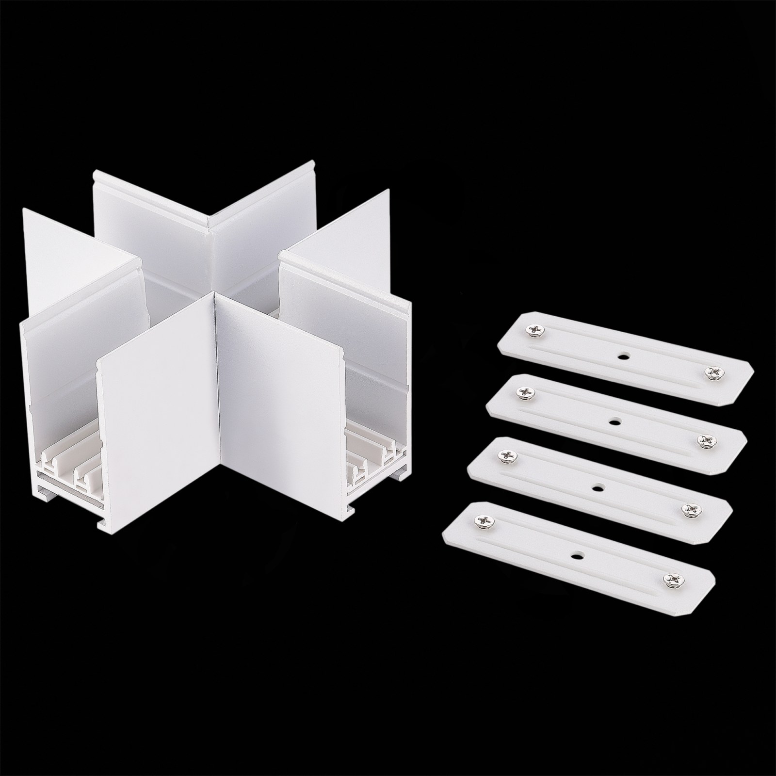 ST015.522.21Н X-образный соединитель Skyline 220 ST-Luce Белый СКАЙЛАЙН 220V