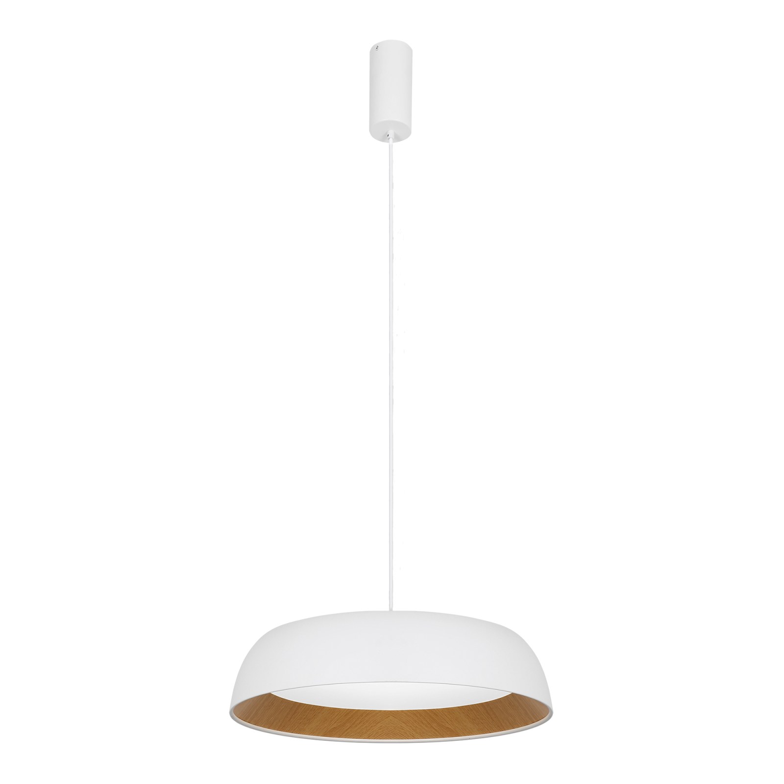 SLE1812-503-01 Светильник подвесной Белый, Древесный/белая LED 1*30W 4000K МЬЮЗЕ