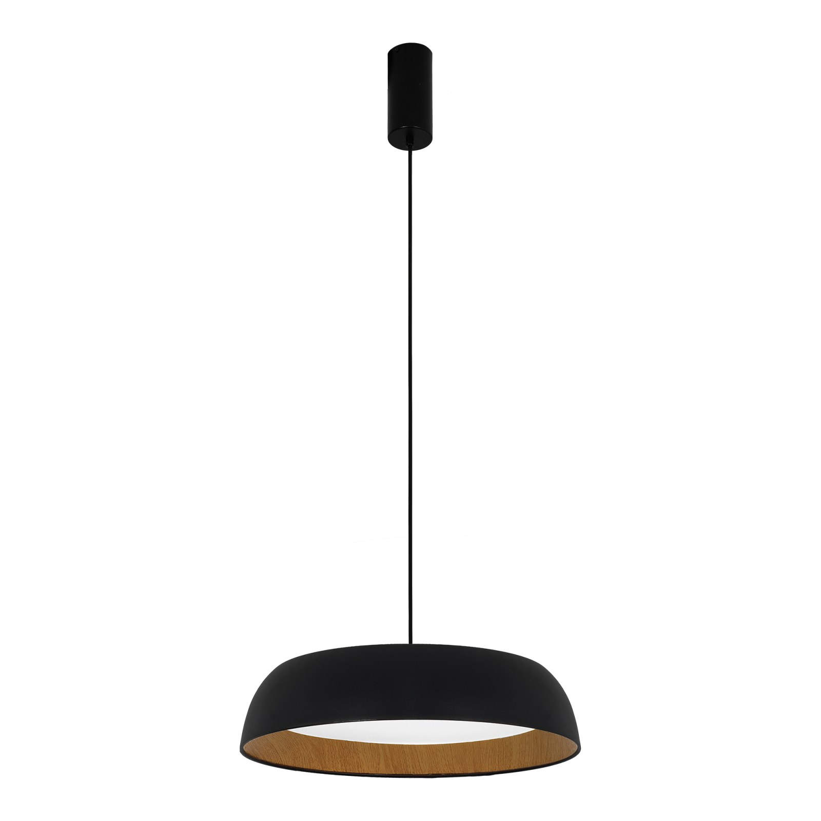 SLE1812-403-01 Светильник подвесной Черный, Древесный/белая LED 1*30W 4000K МЬЮЗЕ