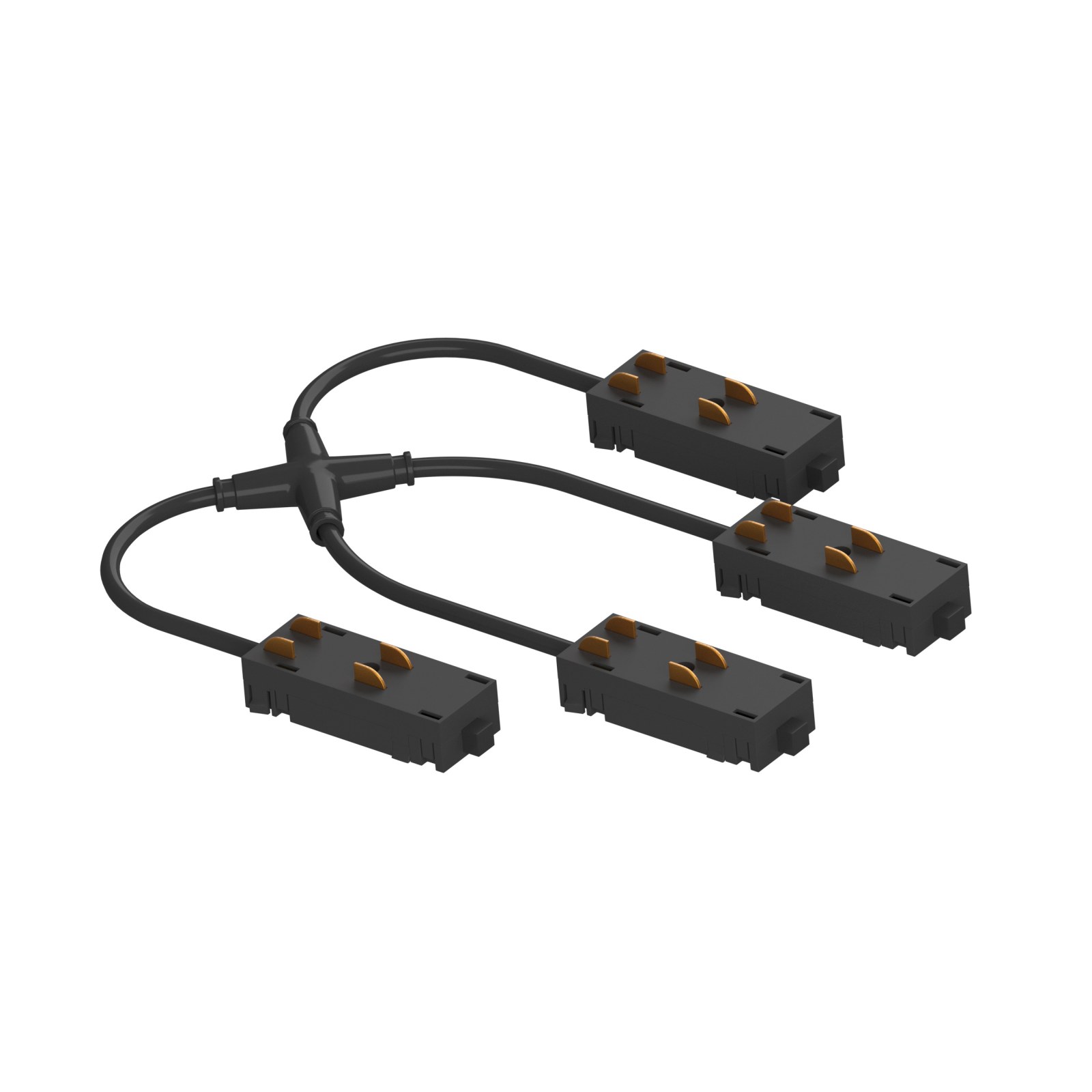 Соединитель питания Х-образный гибкий Teta Pro Lightstar TETA PRO, черный 505295