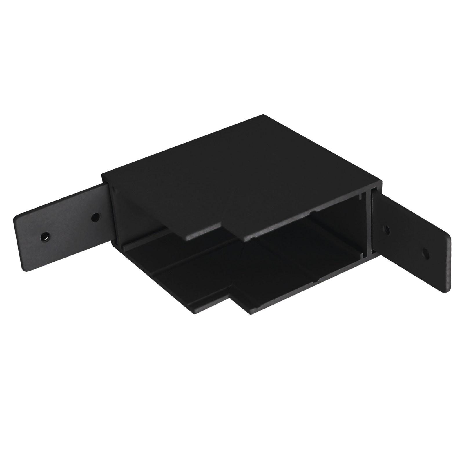 Соединитель PRO L-образный вертикальный Teta Lightstar, черный 505137-ALU