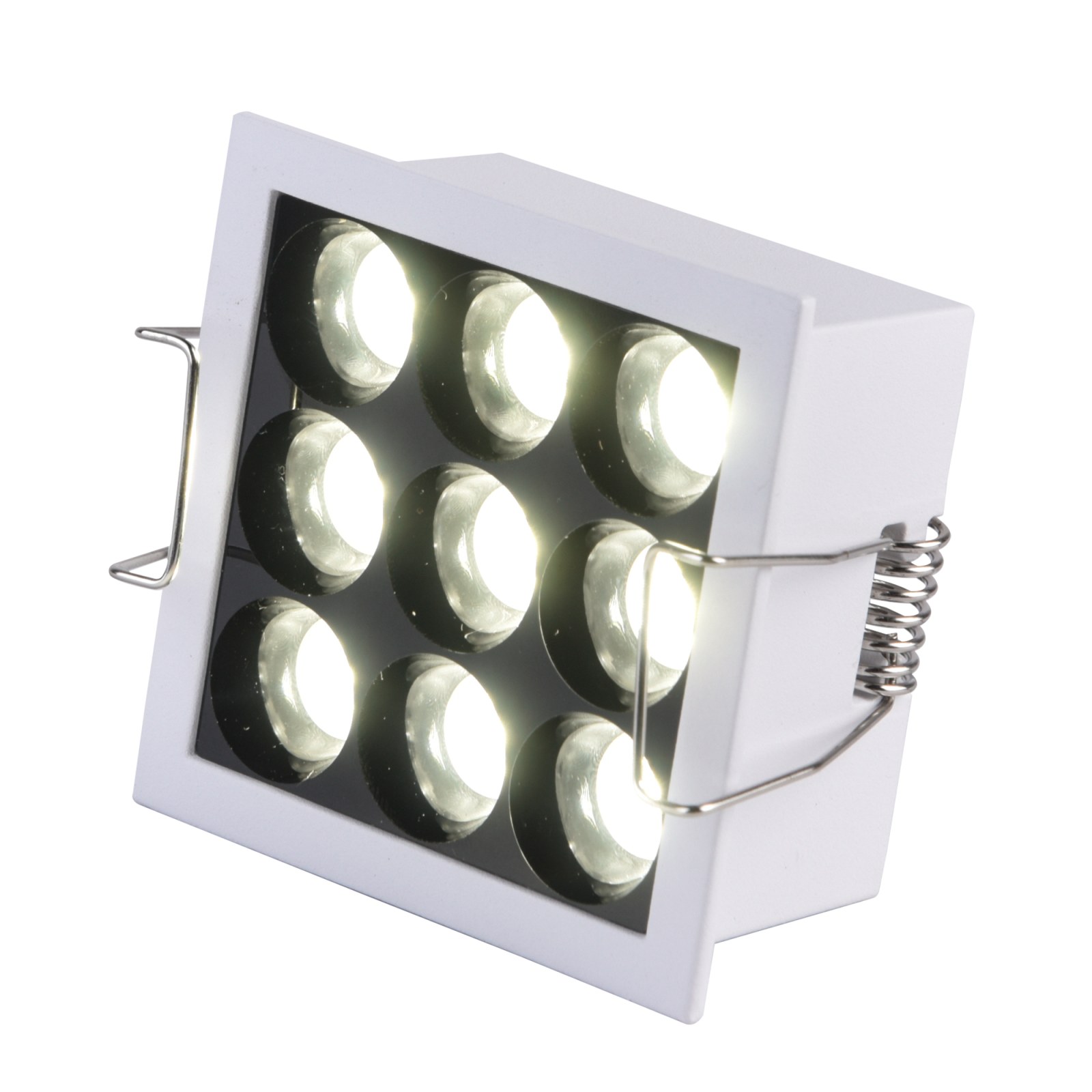 ST763.542.10 Св-к встр. белый LED 1*10W 4000K 950Lm Ra95 36° IP20 L71xW71xH36 170-240V Встраиваемые светильники
