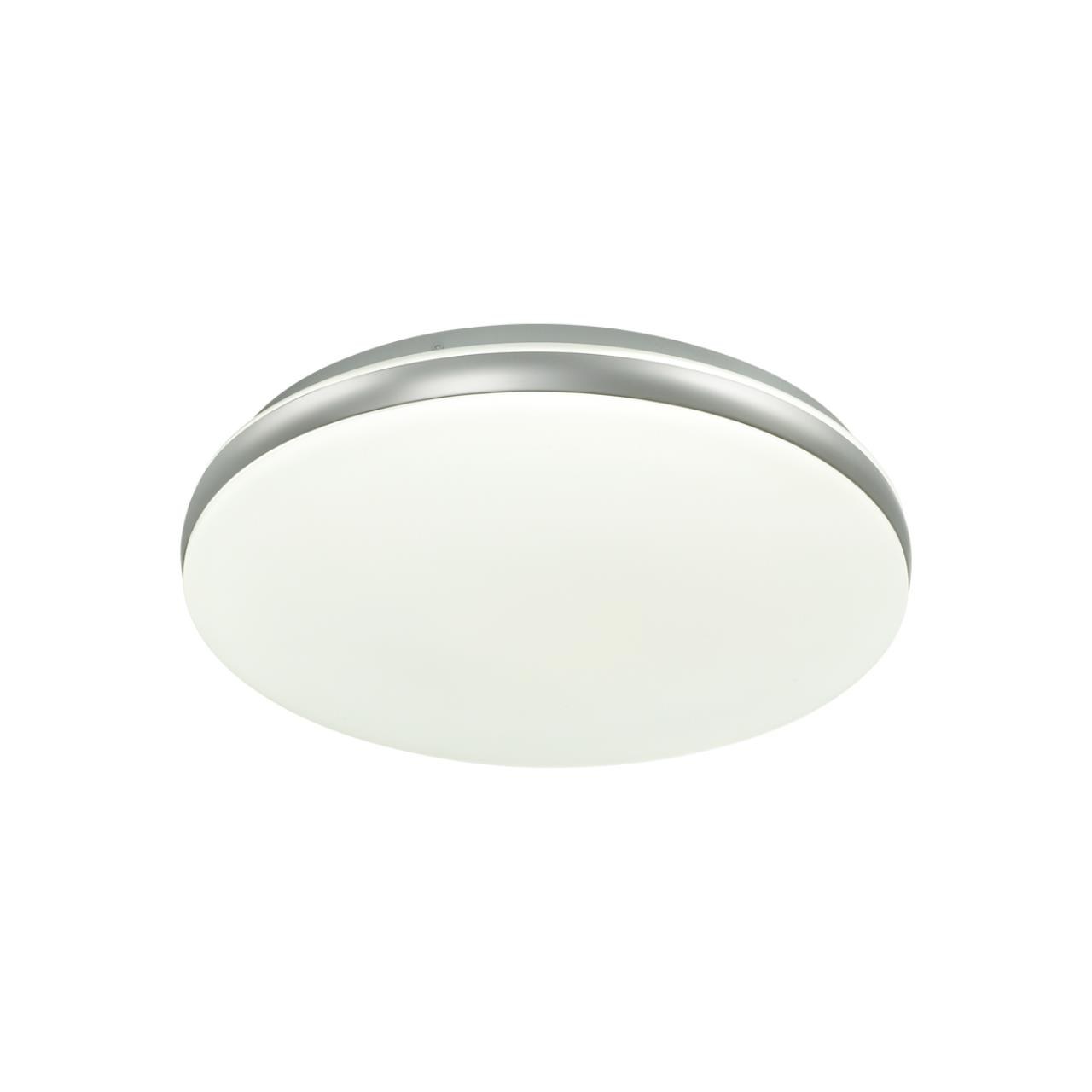 7625/DL PALE SN 216 Светильник пластик/белый/серебристый LED 48Вт 4000К D400 IP43 RINGO