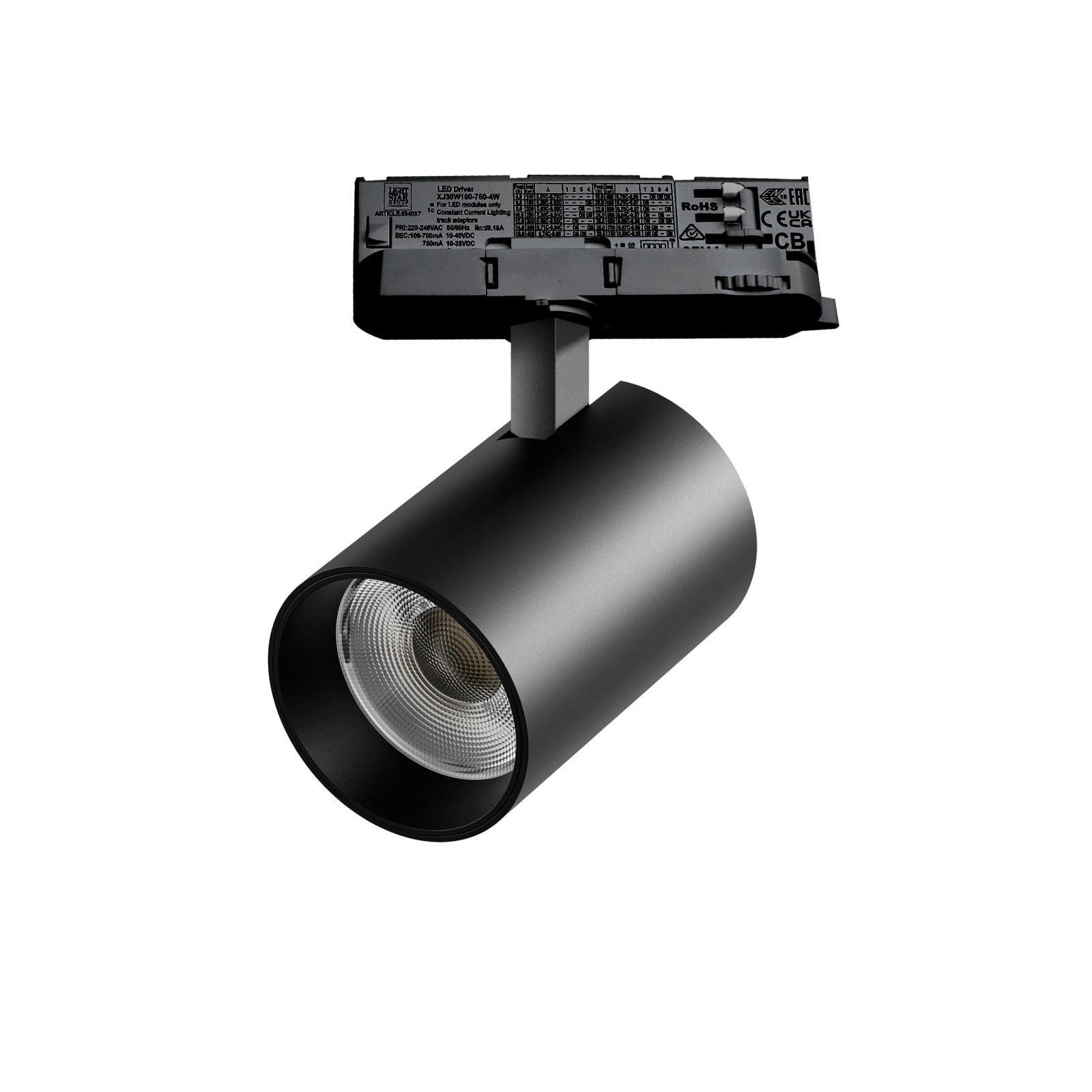 Светильник для трековой системы Quattro LED 30W с адаптером Alta Base Lightstar A5347QT