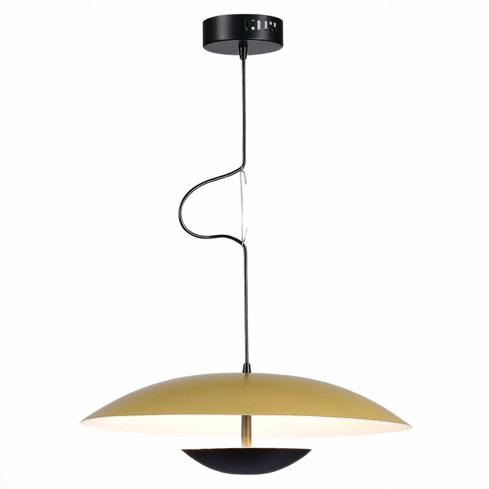 utsenka-SL6502.203.01 Светильник подвесной ST-Luce Золотистый,Черный/Золотистый LED 1*35W 3000K АРМОНИКО