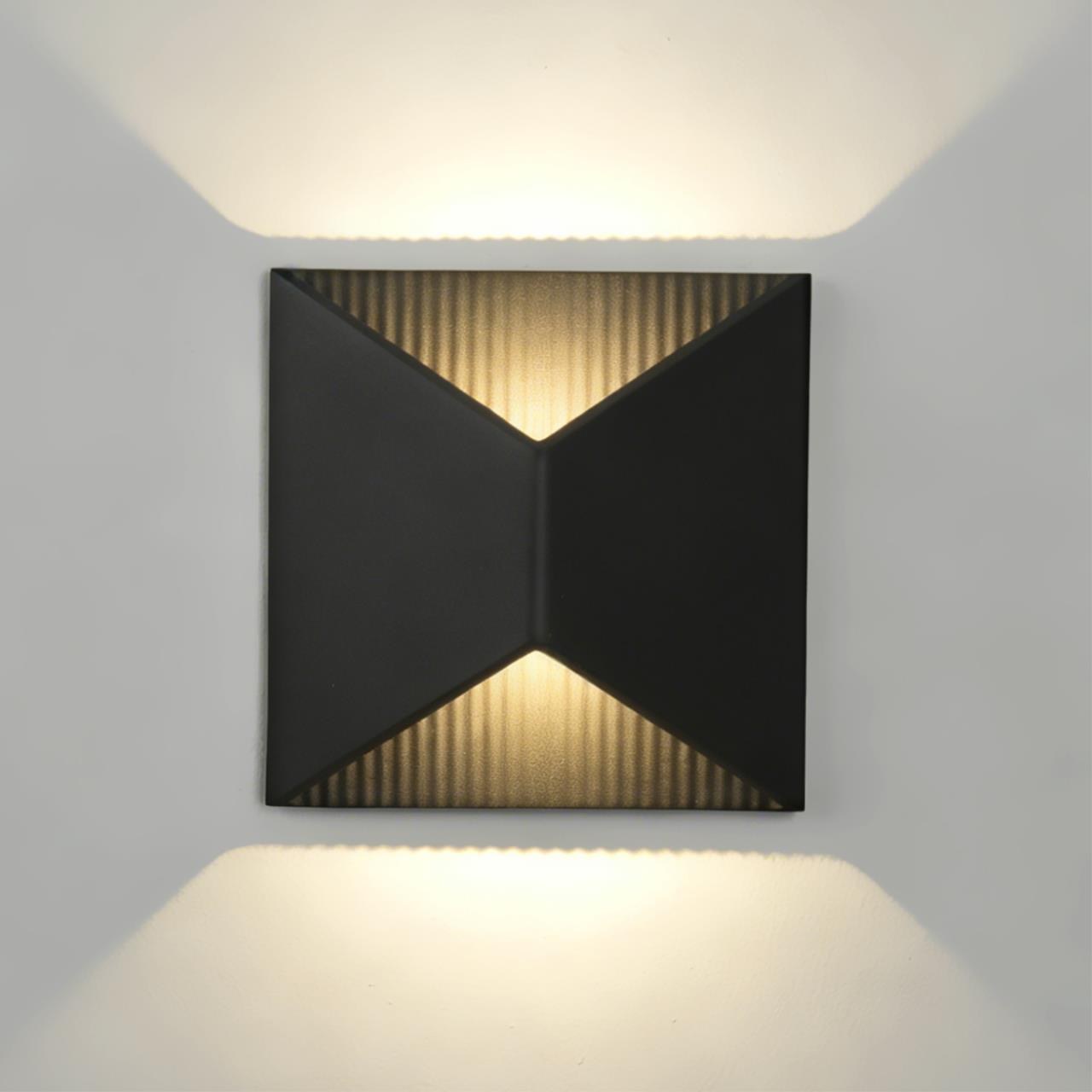 7193/12WL NATURE ODL27 Уличный настенный светильник черный/металл IP65 LED 10W 3000K 85-265V TIBRO