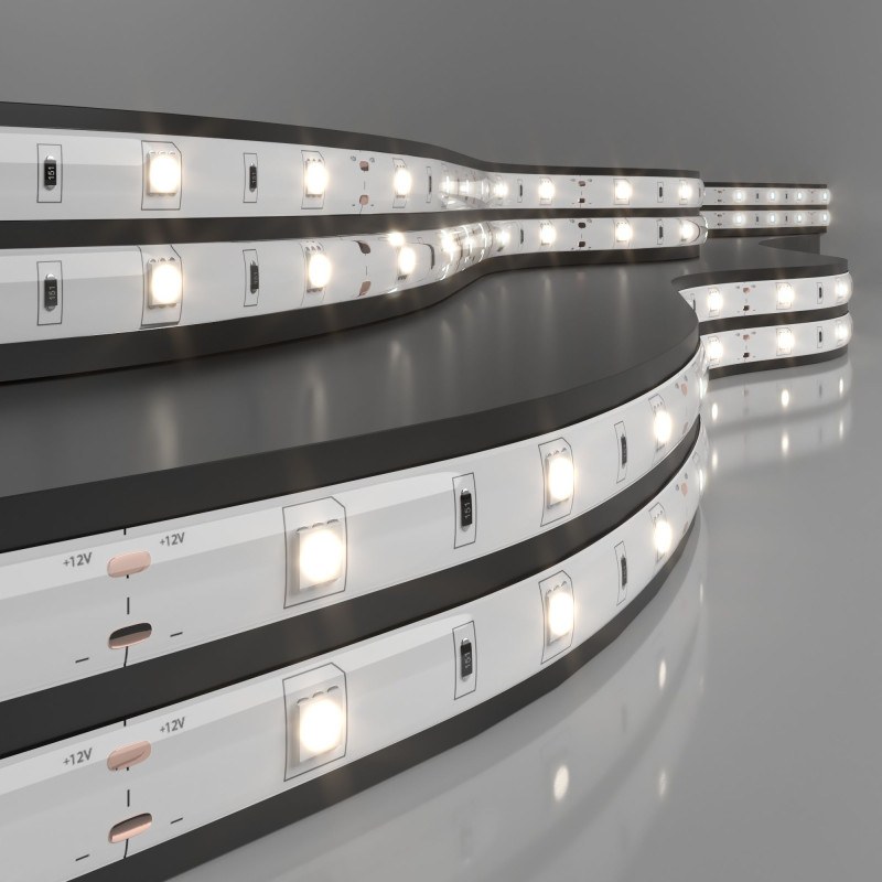 Лента Elektrostandard 5050 12V 30Led 7,2W IP65 / дневной белый