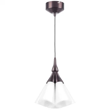 757150 Люстра CONE 5х10W (led) E14 КОФЕЙНЫЙ/БЕЛЫЙ