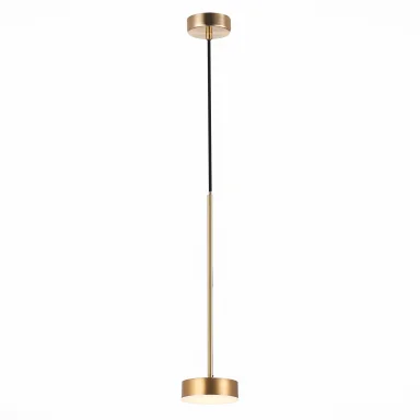 SL6000.303.01 Светильник подвесной ST-Luce Латунь/Латунь LED 1*7W 3000K