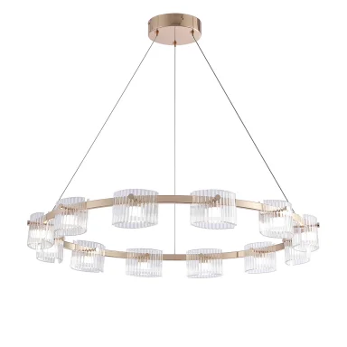 4248-12P, подвесная люстра, D820xH1300/1500, 12xLEDx5W, 1440LM, 4000K