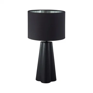 LUMION 8124/1T COMFI LN25 376 черный, керамика/текстиль Настольная лампа E27 1*60W 220V HINAMI