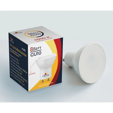 Светодиодная лампа ITALLINE TP GU10/8W/4000K matt