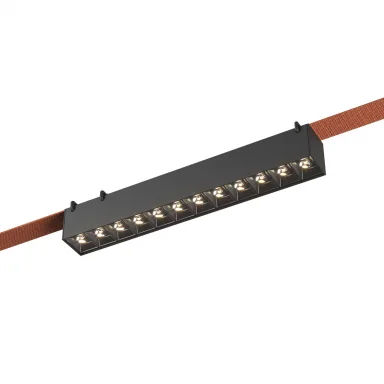 ST455.446.12 Св-к трек. Черный LED 112W 4000K 1 050Lm Ra90 24/40 IP20 L323xW40xH45 48V