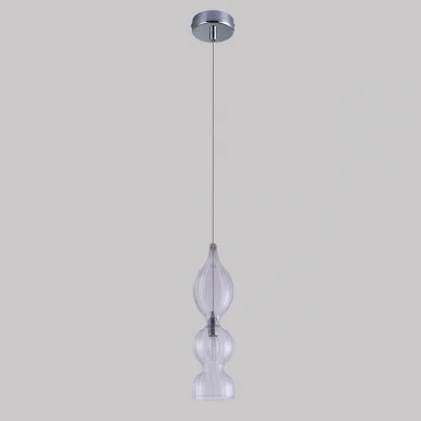 Подвесной светильник Crystal Lux Iris SP1 B Transparent