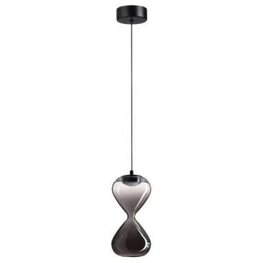 ODEON LIGHT 5092/4L PENDANT ODL25 415 черный/прозрачн/дымчатый градиент/металл/стекло Подвес LED 4W 