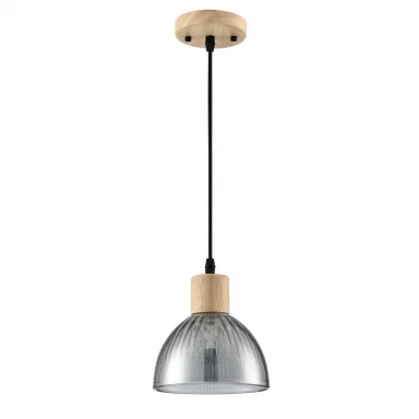 LUMION 8053/1A SUSPENTIONI LN25 310 дерево/смоки металл/стекло Подвесной светильник E27 1*60W 220V N