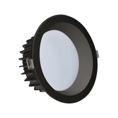 2139,19 Светильник встраиваемый черный d11,8 h6 Led 7W (4000K)